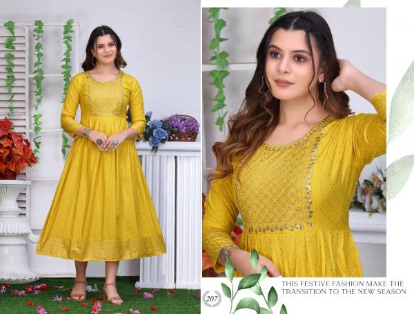 Trendy Golden Bindass Rayon Designer Exclusive Kurti collection